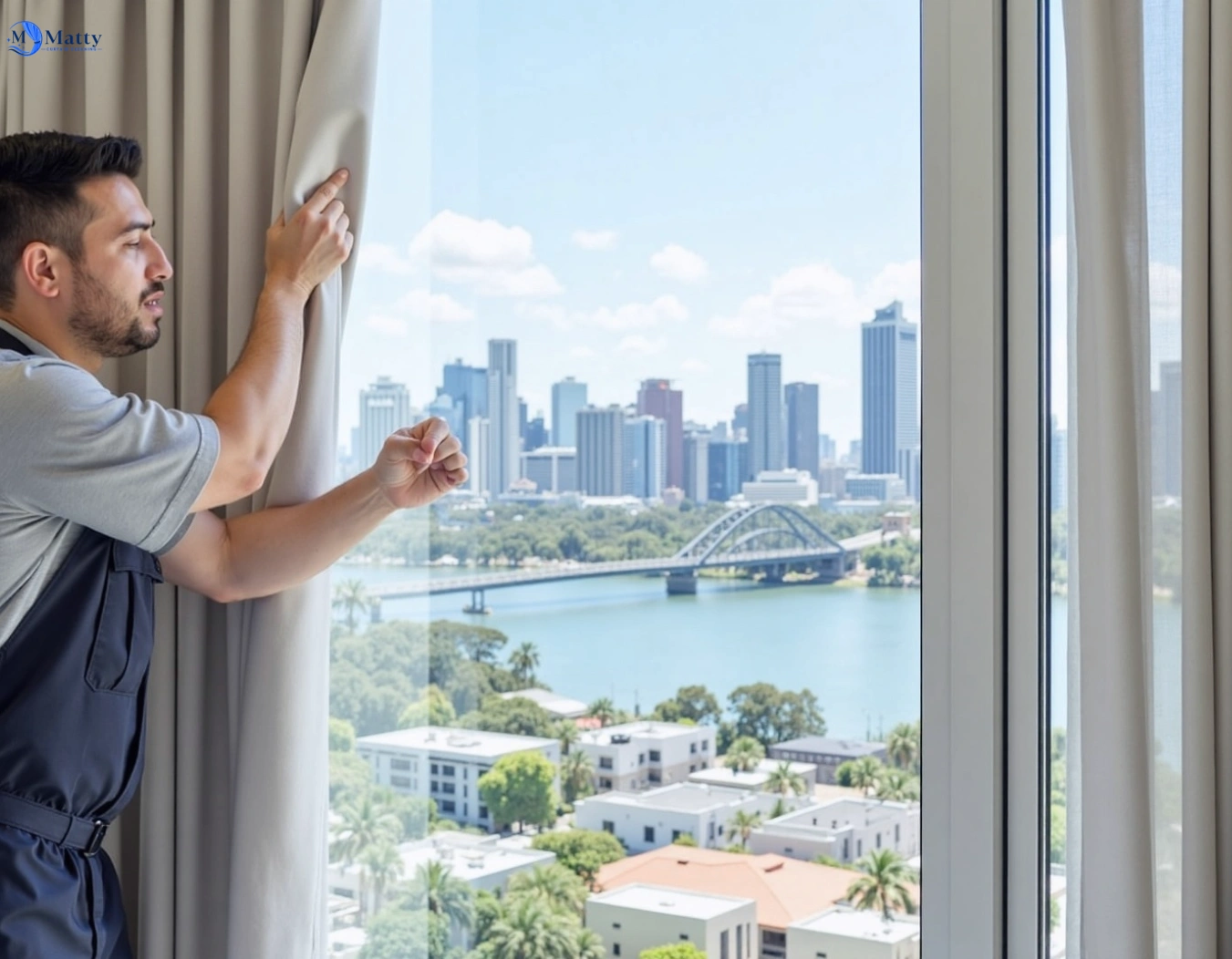 Professional curtain steam cleaning service edithvale-vic QLD by Matty Curtain Cleaning